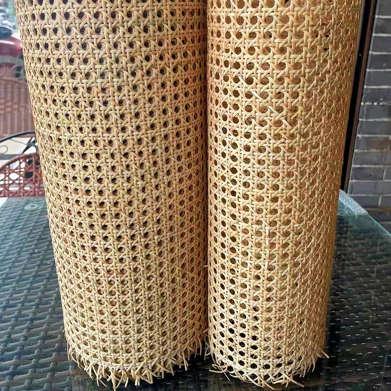 40-50cm Wide Natural Rattan Roll Real Indonesia Rattan Sheet Cane Webbing Roll Chair Table Furniture Repair Material Hand Wove