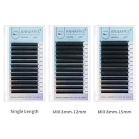 ANNAFRIS-Extensions de cils en forme YY, courbure C/D, double pointe, volume préfabriqué, tissé à la main, naturel, doux 6