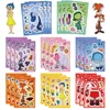 8/16/32Sheets Disney Movie Inside Out Make A Face Puzzle Stickers Kids Make Your Own DIY Game Children Jigsaw Education Toys 1