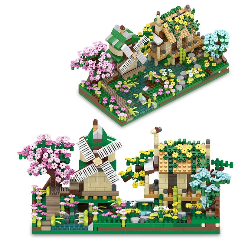 Mini Sakura Tree House Blocos de Construção, Flor de Cerejeira, Tijolos  City Street View, Modelo DIY, Brinquedo Ornamento, Presente Infantil,  2138Pcs - AliExpress