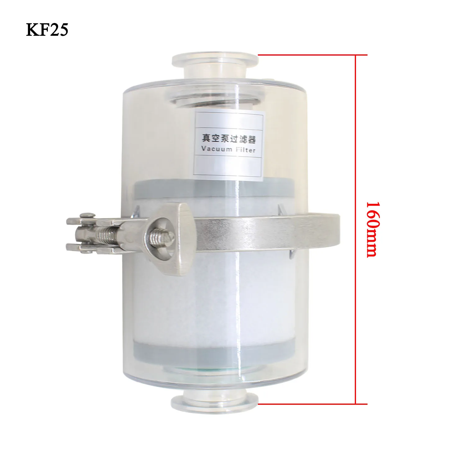 1PCS KF25 Oil Water Separator Vacuum Pump Oil Mist Filter Vacuum Pump