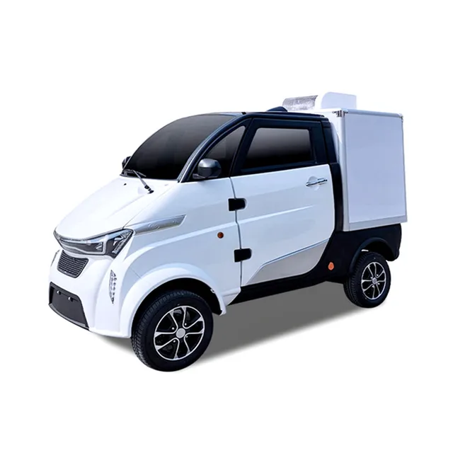 Hot Sale Mini 4 Wheel Electric Box Truck Cargo Van Refrigerator Can Be Added Car Van