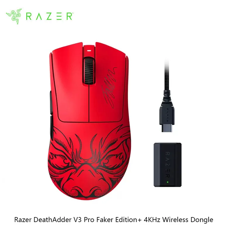 Original Razer DeathAdder V3 Pro Faker Edition + HyperPolling 4KHz 
