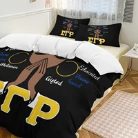Sigma Sorority Gamma Rho Bedding Set SGR Duvet Cover Bedroom Comforter Single Twin King ​Size Quilt Cover Home Textile 2/3PCS 2