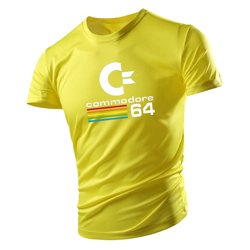 

Men's T-shirt cool fashion outdoor sports running fitness leisure polyester short sleeve walking beach comfortable