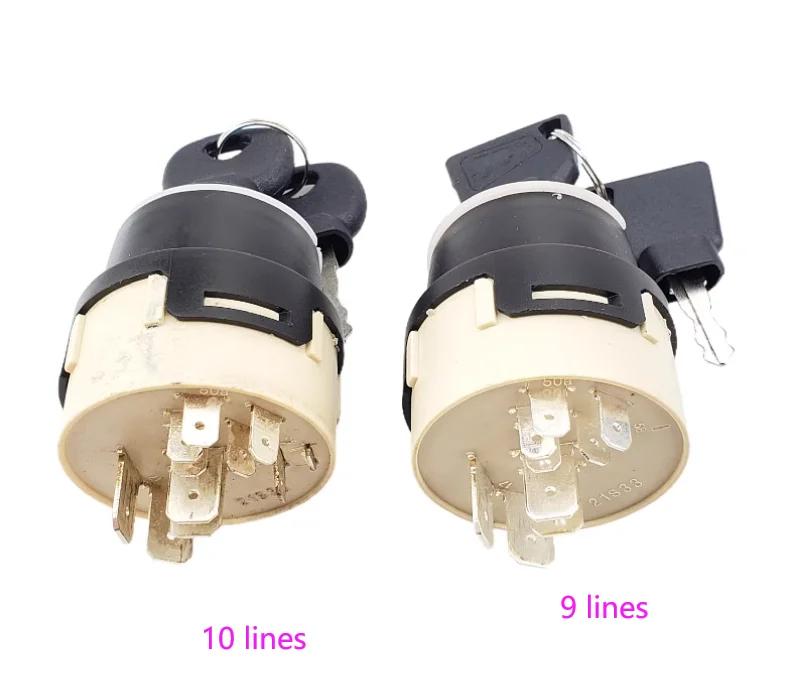 Commutateur Allumage 9 Broches Pour JCB200 JCB220 - Référence 701/80184 701/45500