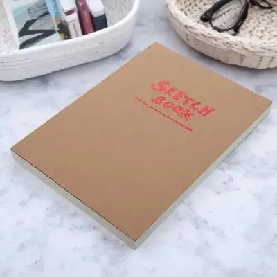 빈 스케치북 두꺼운 종이 아트 스케치북 그림 그리기용 휴대용 학생용 스케치북 여행 일기