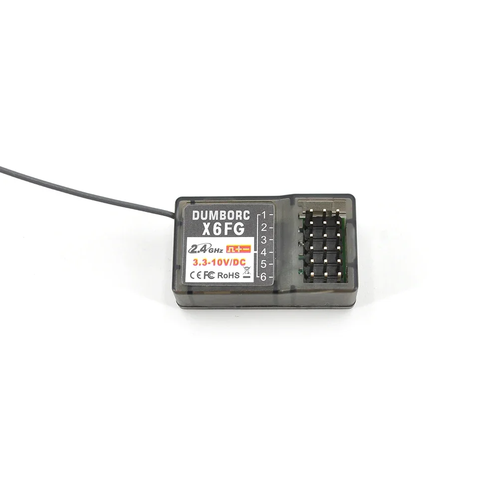Émetteur RC DumboRC X6 avec Récepteur X6F/X6FG/X6DC - Radiocommande pour Drone Voiture Bateau