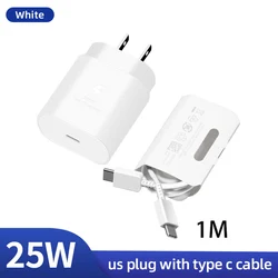 25W Super Fast Charge USB-C Power Adapter - White 25W US set