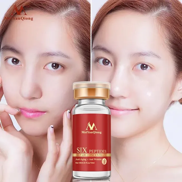 3 db/Tétel Hat Peptid Javítson Az Arc Szérum Ráncellenes Bőrápolás Elleni Fehérítés - Image 2