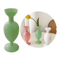 Glass Flower Vase Decorative Hydroponic Plant Container Supplies 2