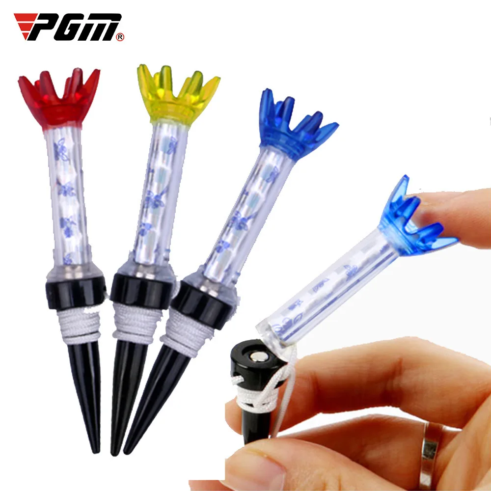 

PGM 2pcs Golf 80mm Training Ball Tees Composite Magnetic Step Down Golf Ball Holder Tees Golf Accessories