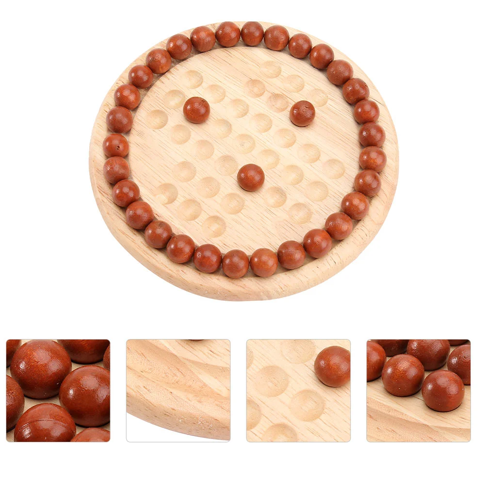 

2 Sets Interesting Wooden Chess Educational Chess Plaything