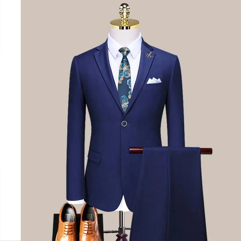 

Custom Made Groom Wedding Dress Blazer Suits Pants Business High-end Classic Dress Trousers ZHA06-35999