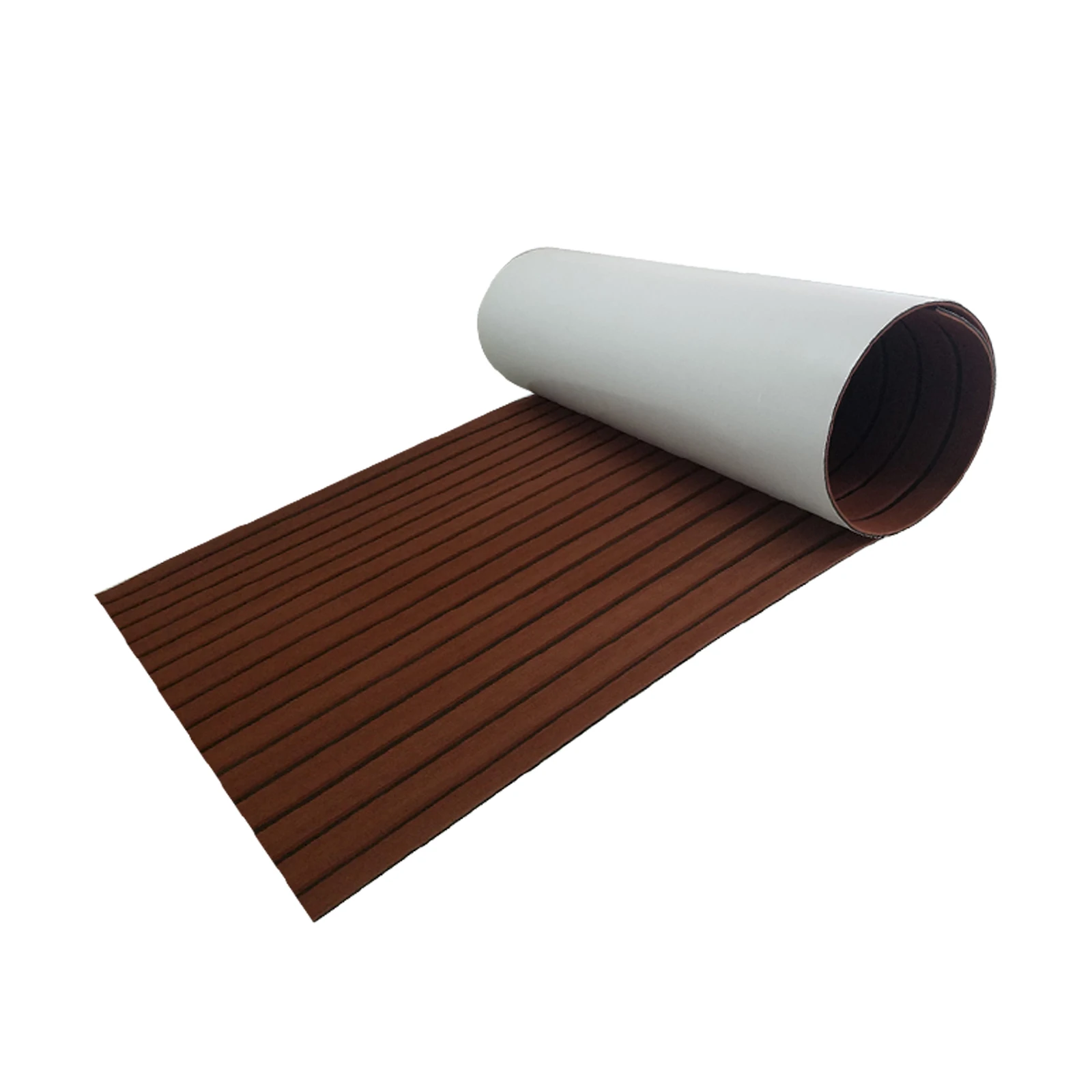 450x2400x5mm Boat Flooring EVA Foam Boat Decking Faux Teak Marine Carpet Boat Decking Self Adhesive Flooring Pad for Yacht faux teak marine carpet 240 45cm boat sheet boat marine sheet wood dark brown sheet eva foam