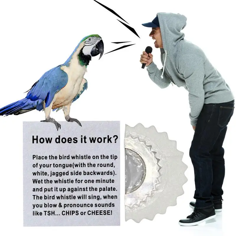 Bird Whistle That Fits Inside Mouth Hiden Magic Tweeting Noisemaker Toy Tricks Gag Bird Caller Whistles Entertainment Tools