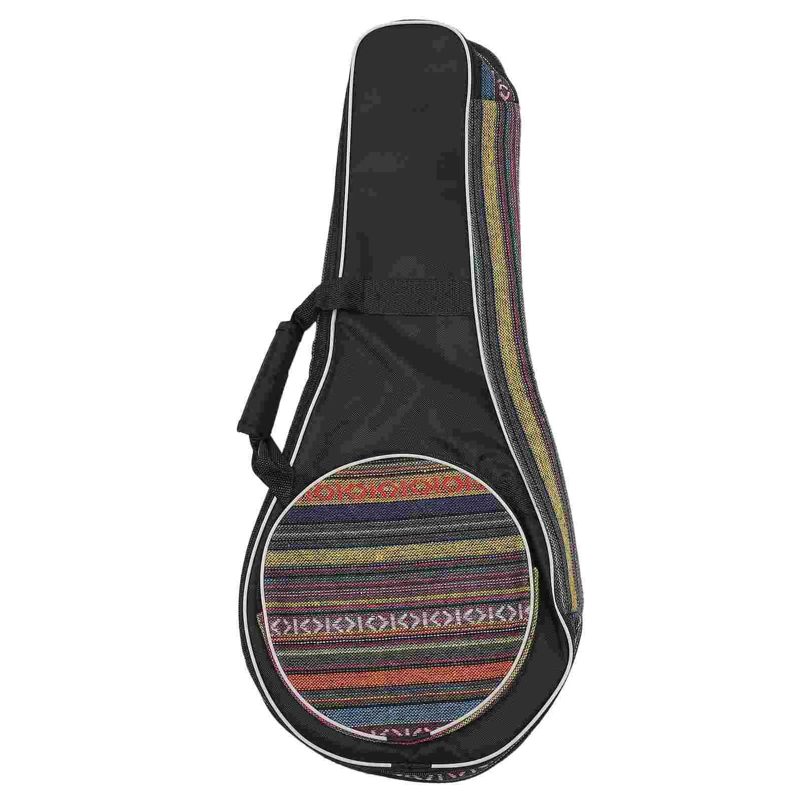 

Acoustic Guitar Case Mandolin Instrument Gig Bag Backpack Round Mandolin Guitar Display Case