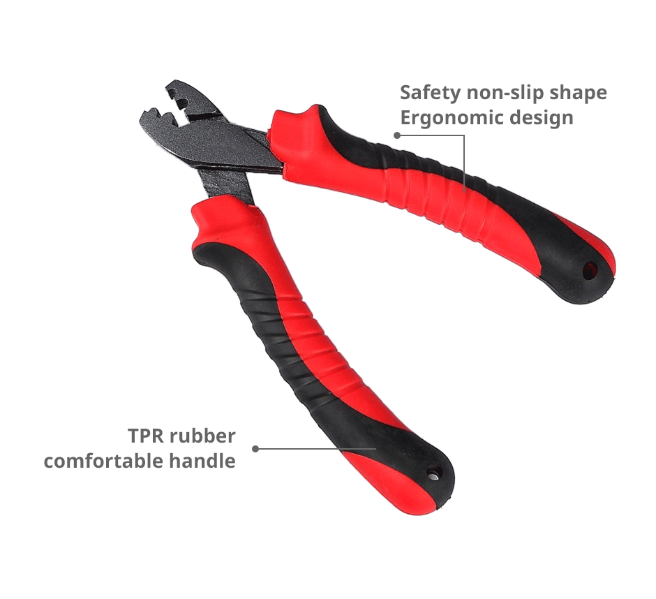 Description Picture 3 of itemFishing Crimping Pliers Tools for Single-Barrel Sleeves,Fishing Wire Pipe Crimp Connector Tools,Fishing Gear Tackle
