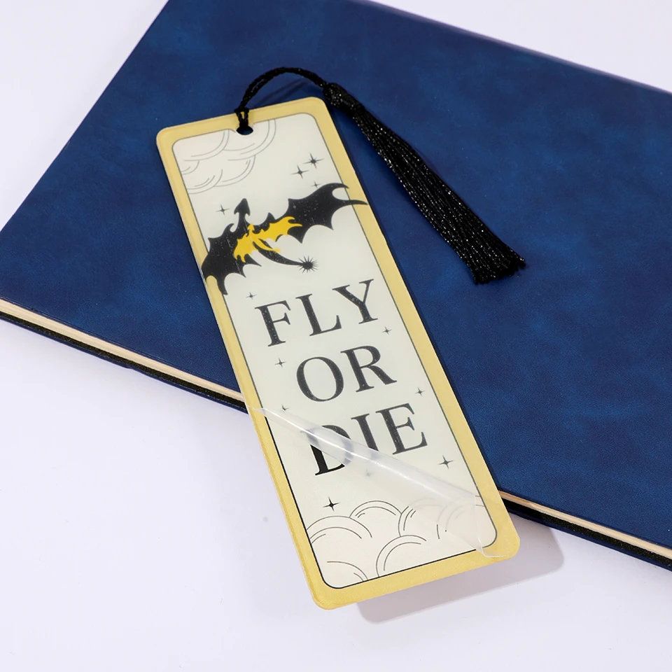 Dragon Suncatcher Bookmark - Fantasy Book Lover Gift With Stained Glass