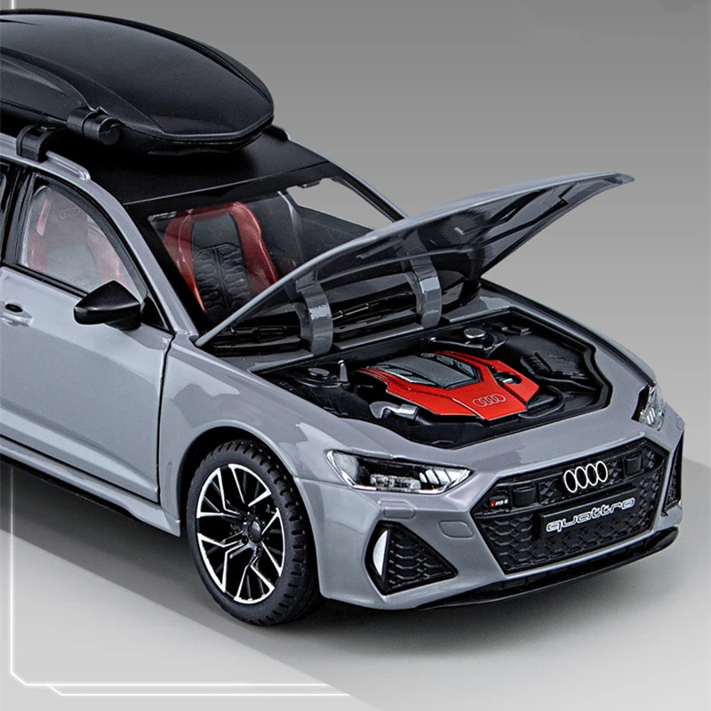 しょーくん アウディ RS6 1/24 御依頼 1/24 アウディ RS6 合金アバントステーションワゴン車モデル