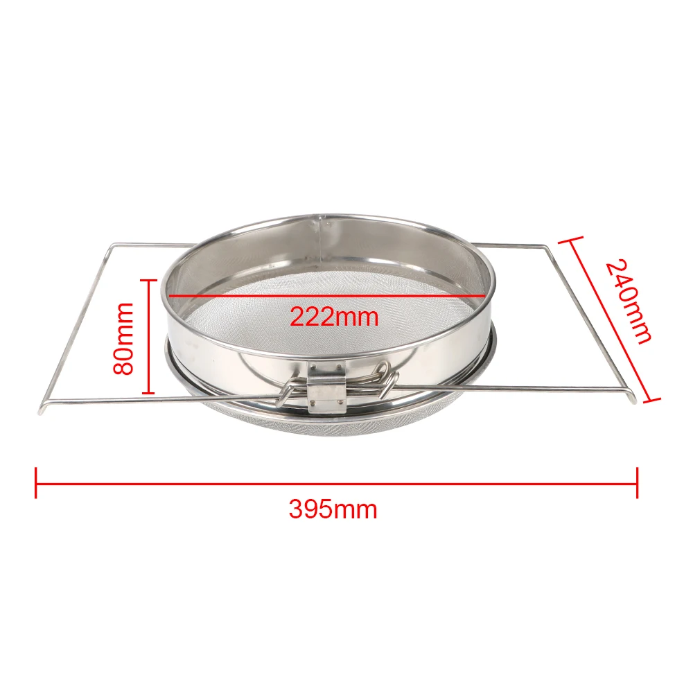 Double sieve strainer Net Impurity Filter For Beekeeping Special Tools Garden Supplies Honey filter Bee Tools Beekeeping