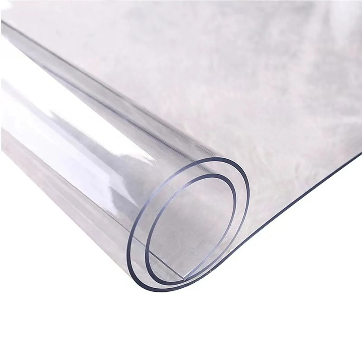 Transparent PVC table cloth waterproof, oil-resistant, washable, anti-scalding soft glass dining table wide range of use 4