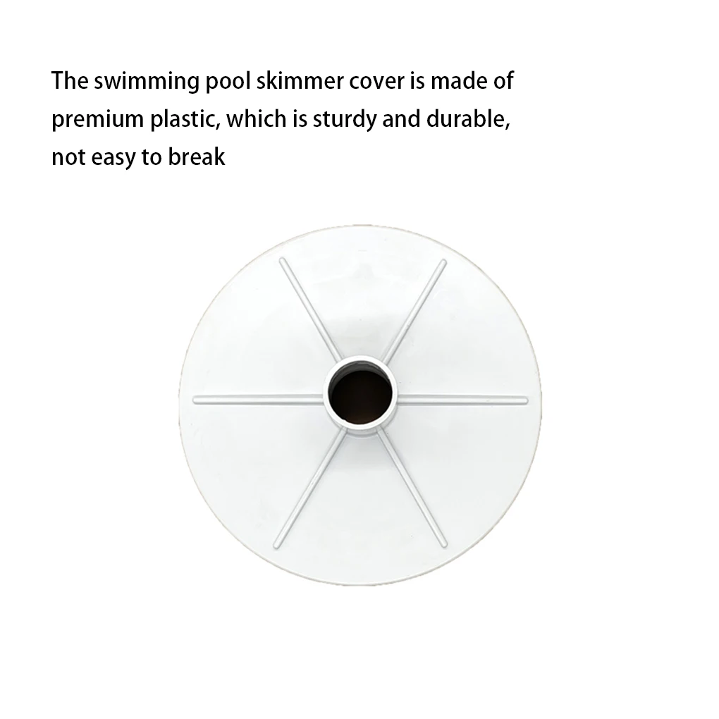 SkimmerCoverLidsWhiteRoundFilterCoversVacuumPlateAdapterPools