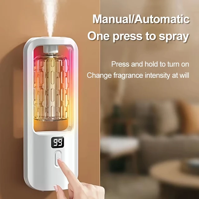50ml Essential Oils Diffuser USB Multi-mode LED Digital Display 5 Gear Home Wall Mounted Display Air Freshener Smart Fragrance 5
