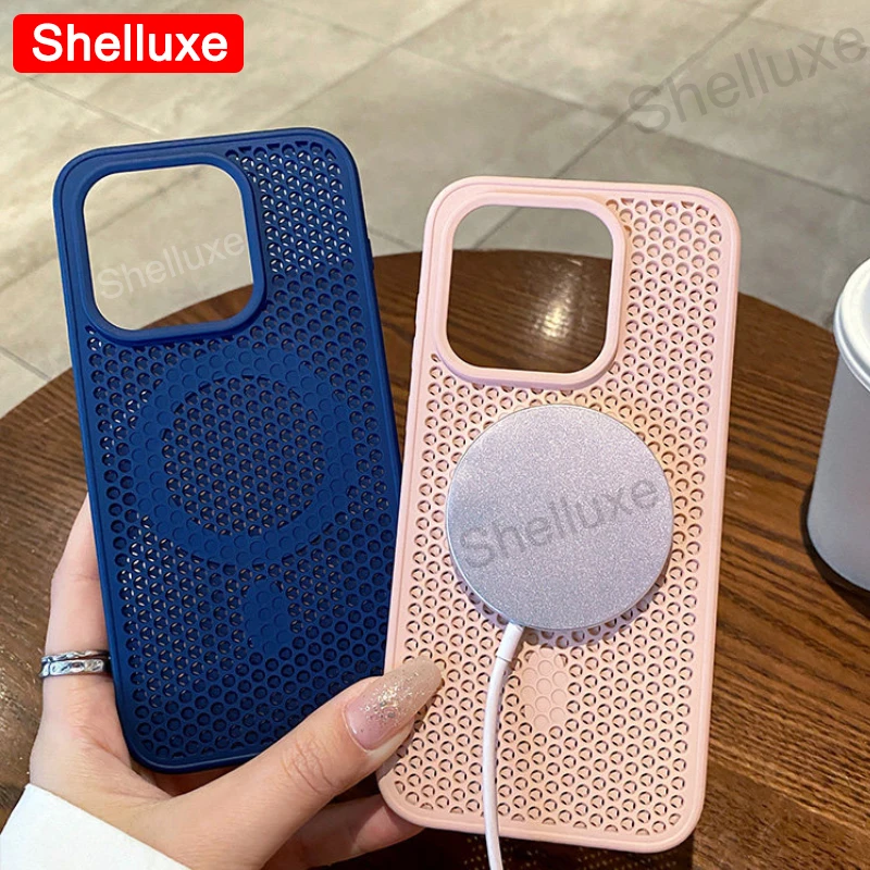 Magnetic Cooling Breathable Mesh Hard Case, Shelluxe Design