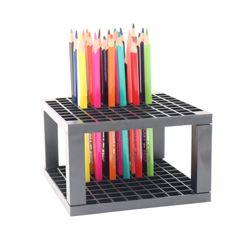 96 Slots Disassembly Penholder Paint Brush Pen Holder Rack Display Insert Pen for Placed Variety of Art Marker Pens Art Supplies