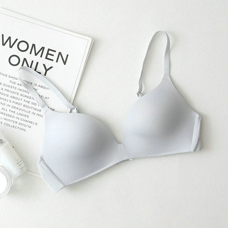 Seamless Bra Women Push Bras Wire, Seamless Gather Invisible Bra