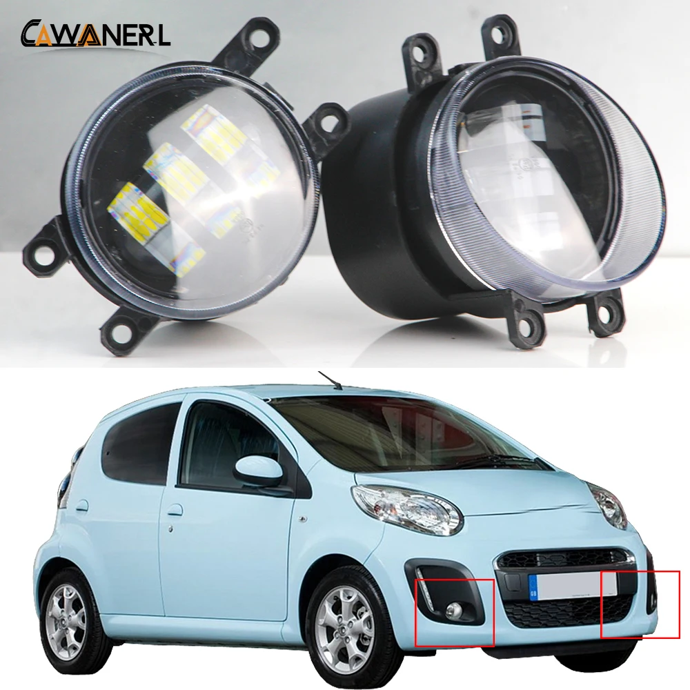 

2 шт., передние противотуманные фары для Citroen C1 2009 2010 2011 2012 2013 30 Вт H11