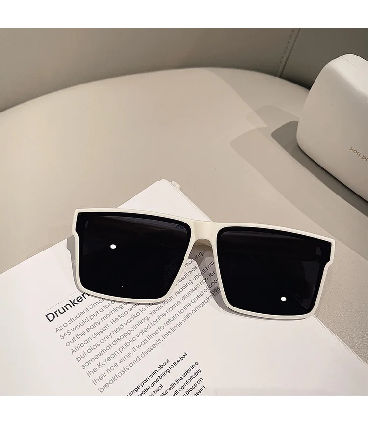 Neue Modische Eckige Sonnenbrille für Herren Rechteckige Designer-Luxus-Sonnenbrille Klassische Vintage Outdoor Rechteckige Sonnenbrille – Detail 11