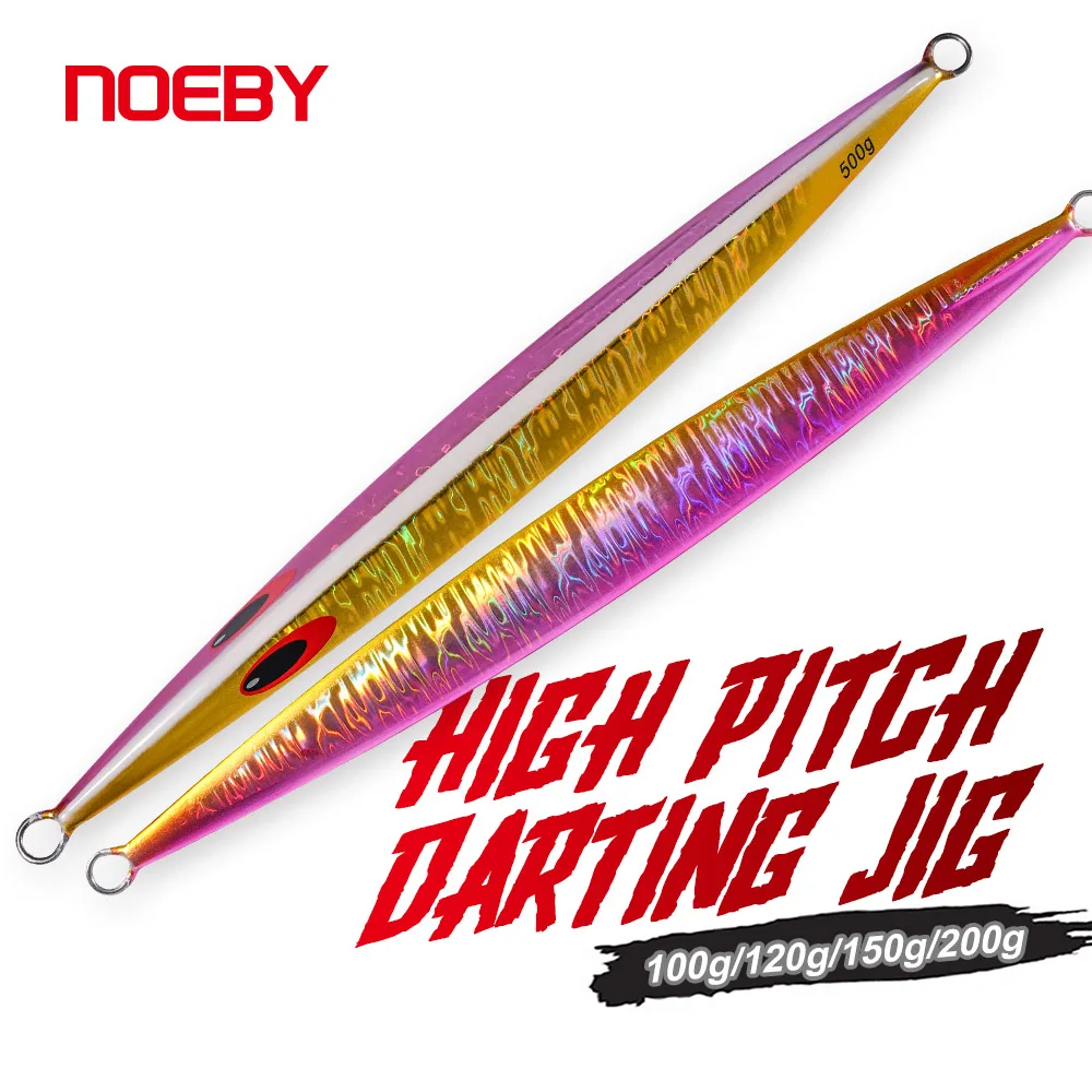 Noeby-Metal Jig Fishing Lure, High Pitch, Darting Long Slide