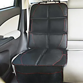 Coprisedile per auto in pelle sicurezza per bambini tappetino per sedile posteriore posteriore tappetino per protezione interfaccia ISOFIX cuscino per coperta per bambini