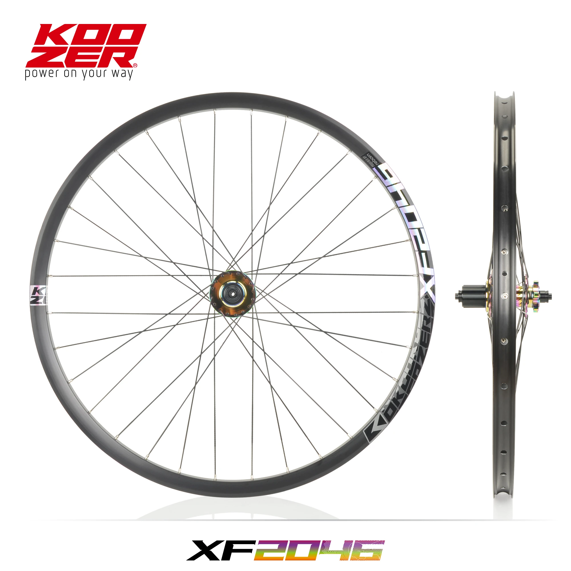 26 27.5 29er Mountain Bike Wheelset 6-Pawls 72 Click Tubeless Off