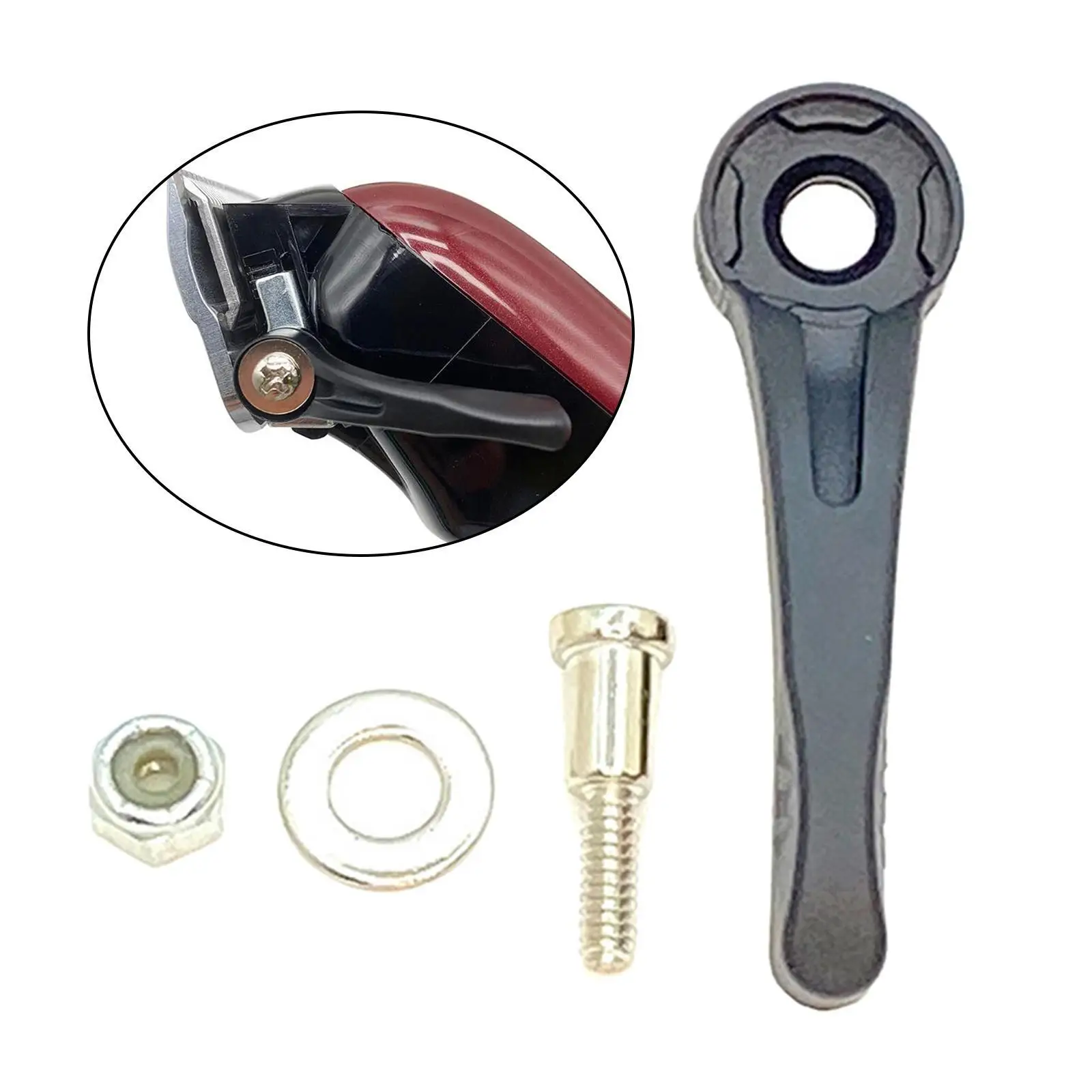 Electric Hair Clipper Blade Adjustment Lever for Wahl 8148 8591 Assemble Brown 4