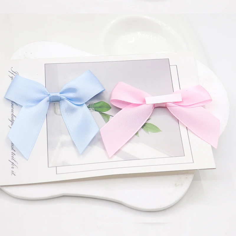 2cm 리본 매듭, 접착식 뒷면, 화려한 리본 장식, 결혼식, 기념일, 휴일 장식, 수제 DIY 의류 액세서리