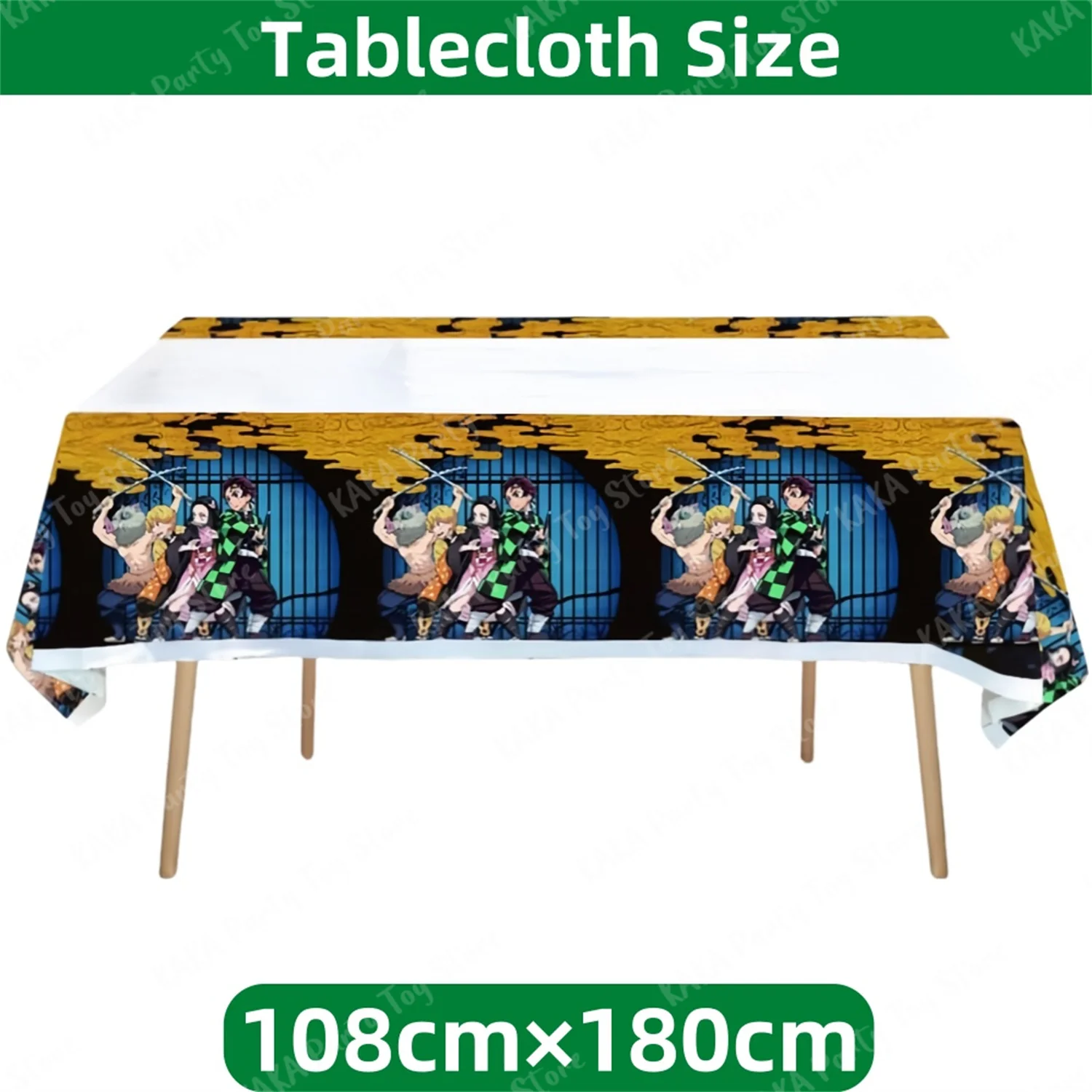 Demon Geburtstagsdeko Set - Anime Party Dekoration Mit Ballons