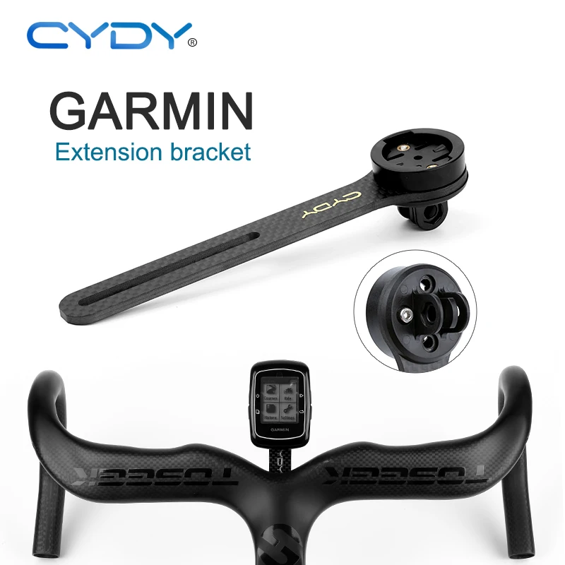 Cydy Carbon 3K Gps Garmin Mount Road Bicycle Computer Holder Wahoo Bryton Rider 420 Ciclismo Bike Light Lamp Clip Camera