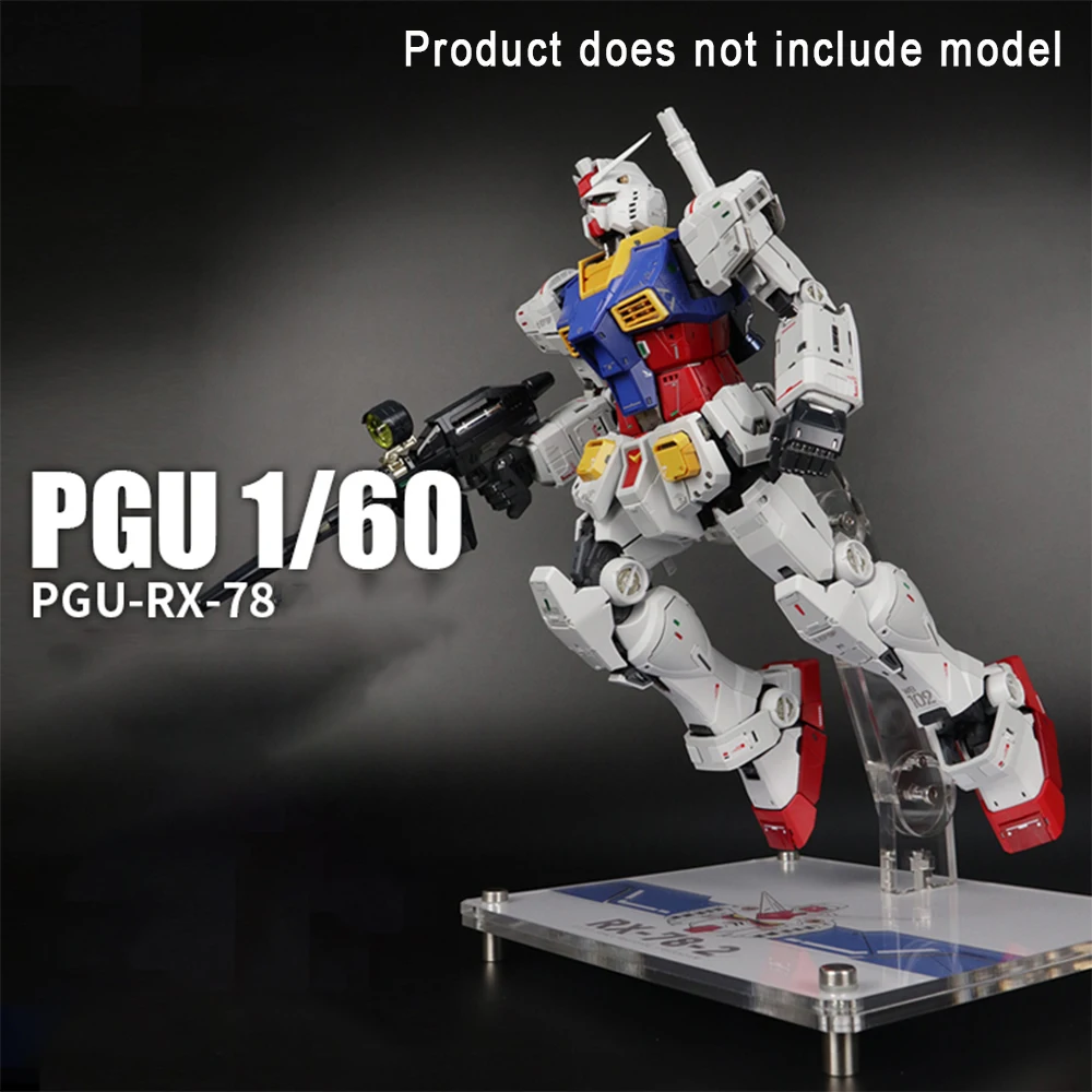 

PG 1/60 RX-78-2 Аниме Gundam, модель платформы, фигурка, прозрачная акриловая подставка, строительные игрушки, Gunpla платформа, подарок