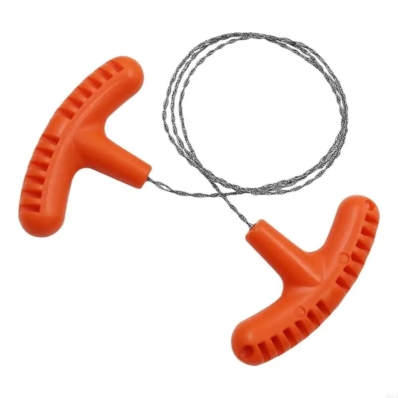 MXLA Survival Wire Handsaw Miniature Pocket Chainsaw Hand Tool Suitable for Woodworking Camping, Crafting, Emergency Repairs