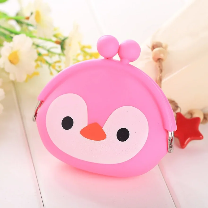 Girls Mini Silicone Coin Purse Animals Small Change Wallet Purse Women Key Wallet Coin Bag for Children Kids Gifts # F coin purse women wallet coin wallet change bag