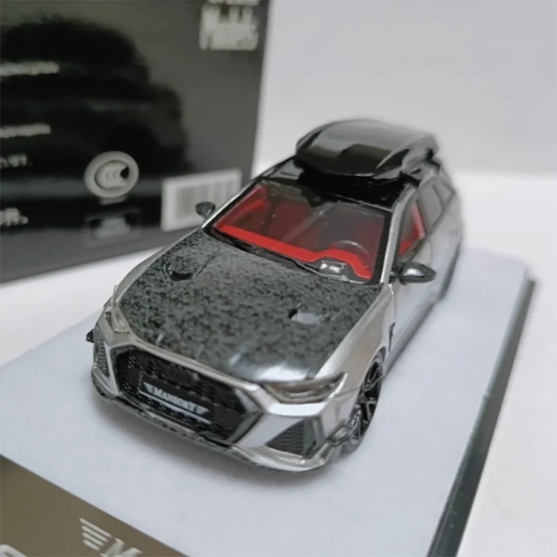 2025激安通販 1:64 Scale Audi RS6 Car Model Vehicle resin Simulation Toy ミニカー