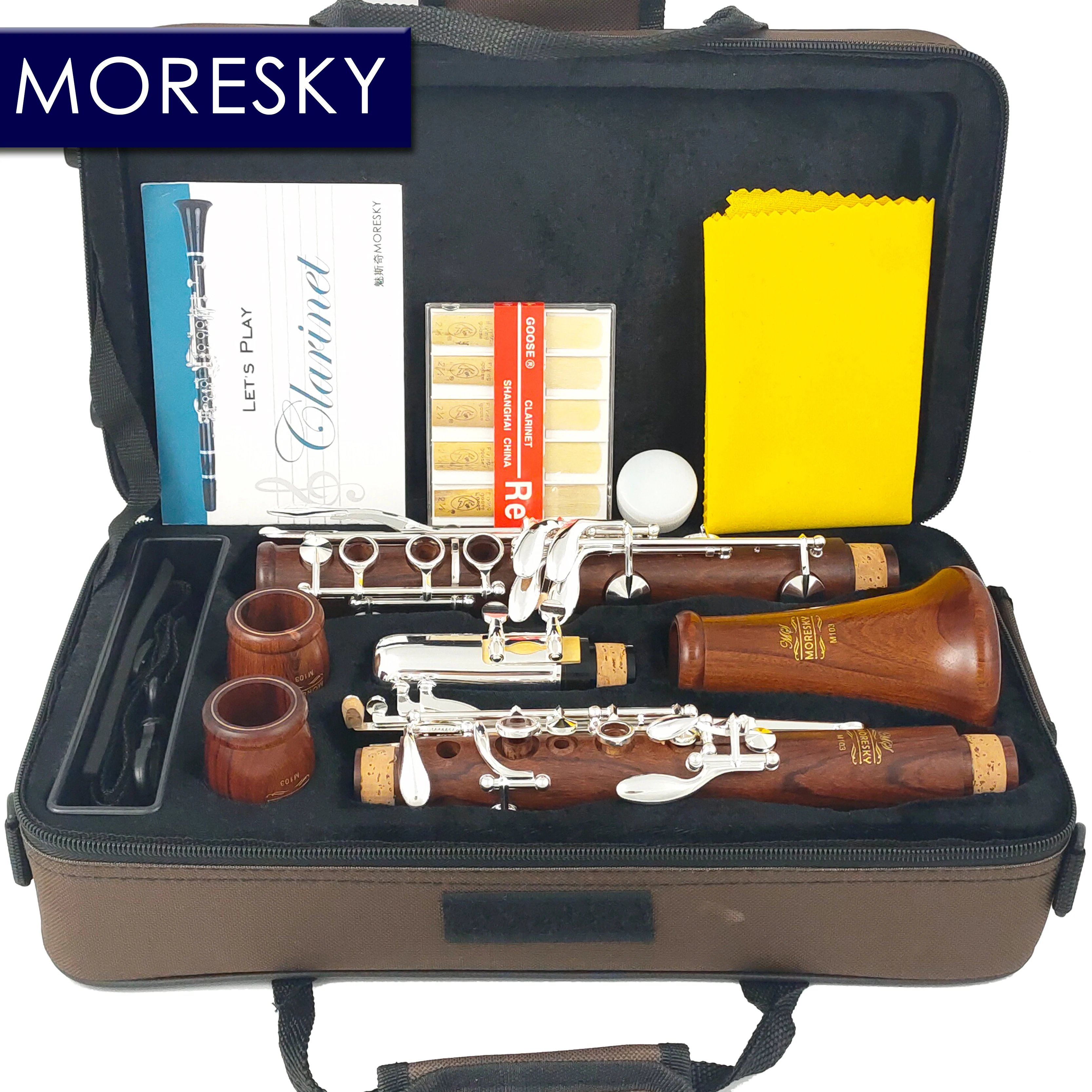 Clarinet Bb Rosewood/Mopane Silver Keys MORESKY-M103