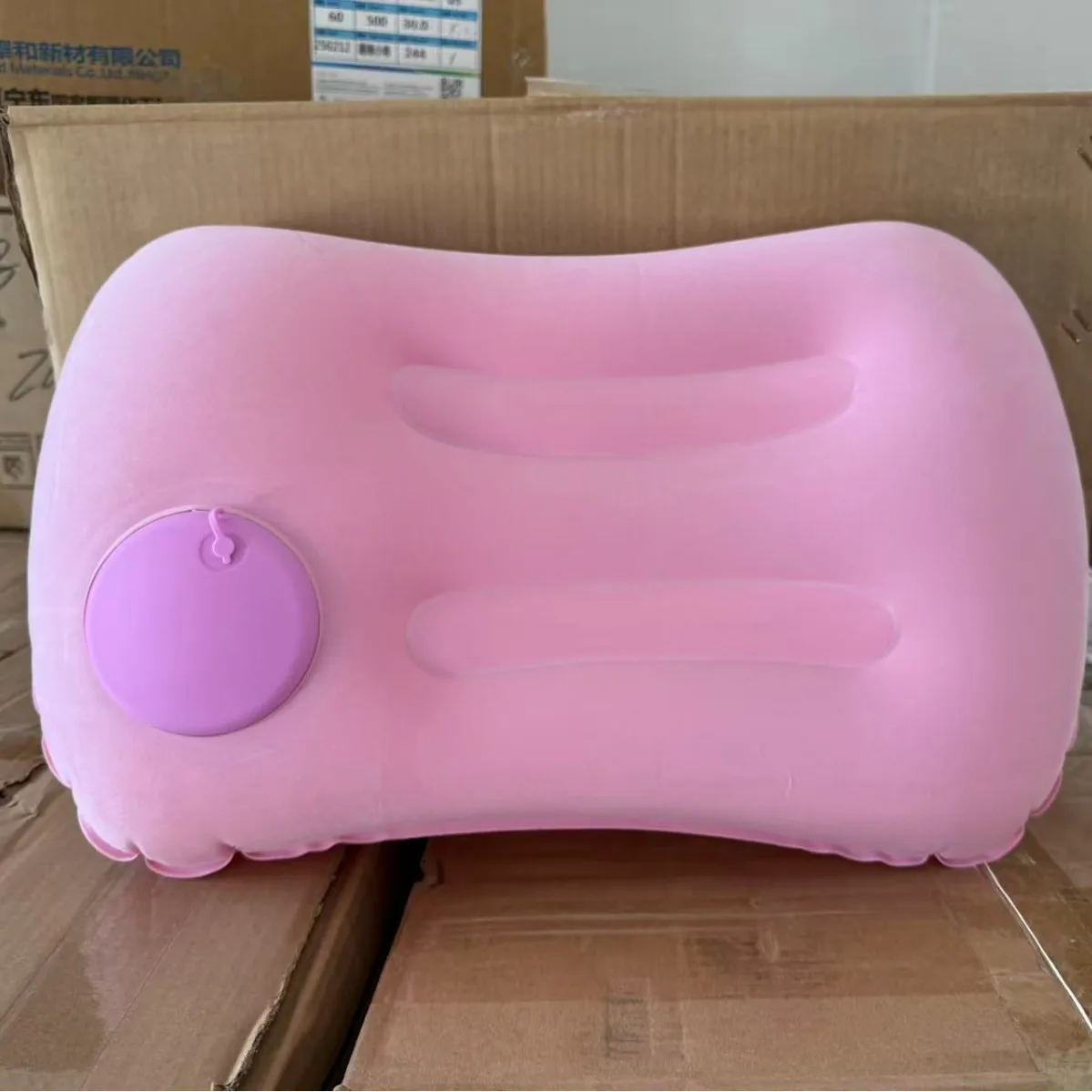 Inflatable Foldable Travel Neck Pillow - Lightweight and Portable for Home, Office, and Outdoor Comfort