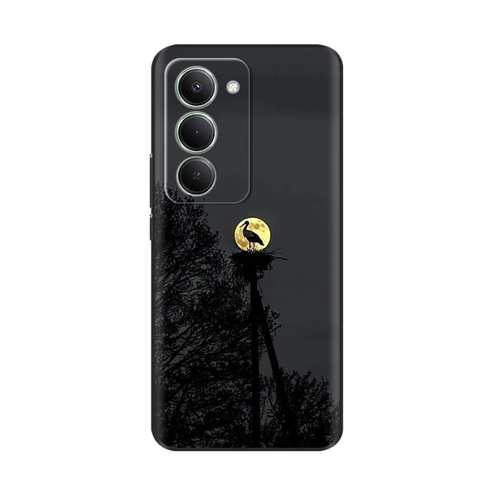 Cute Design Soft Silicone Phone Case - Stylish Painted Back Cover