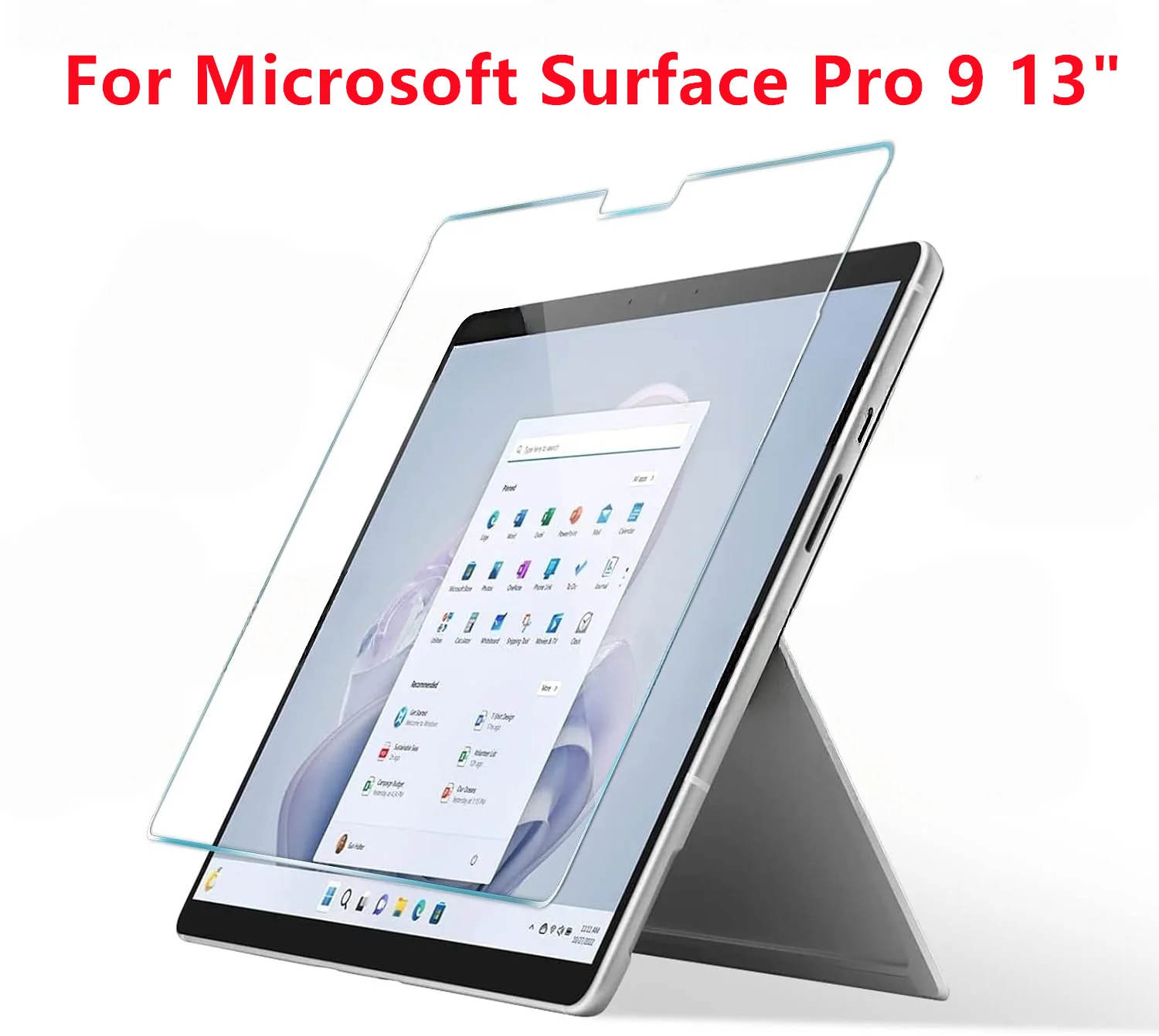 Premium Tempered Glass Screen Protector for Tablets - Anti-Scratch HD Protective Film
