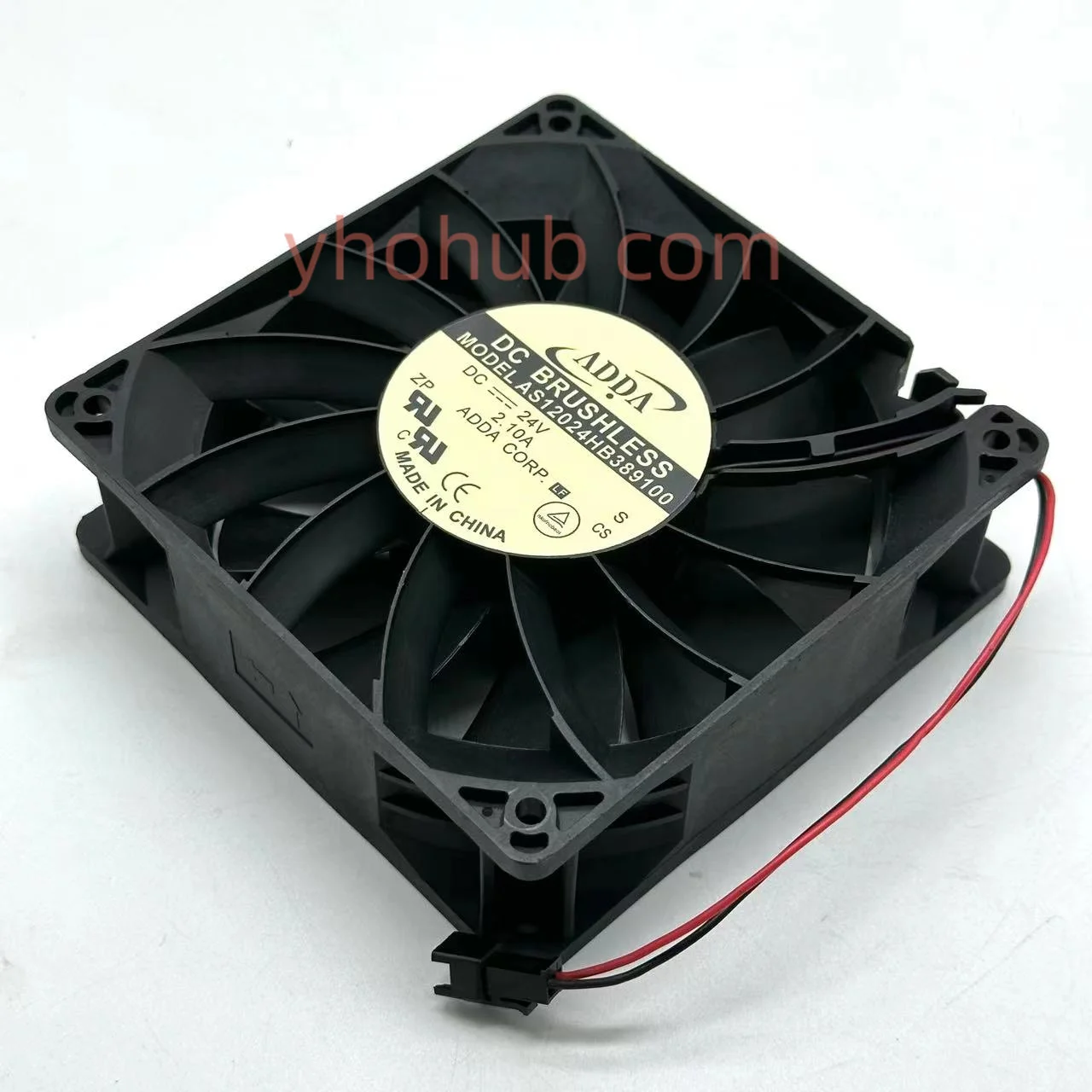Adda as12024hb389100 dc 24v 2.10a 120x120x38mm ventilador