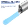 Ear Spoon Sleeves Ear Wax Removal Tips Silicone Ear Wax Picker Cover Ear Scoops Ear Spoon Protector Ear Cleaning Tools Blue 4